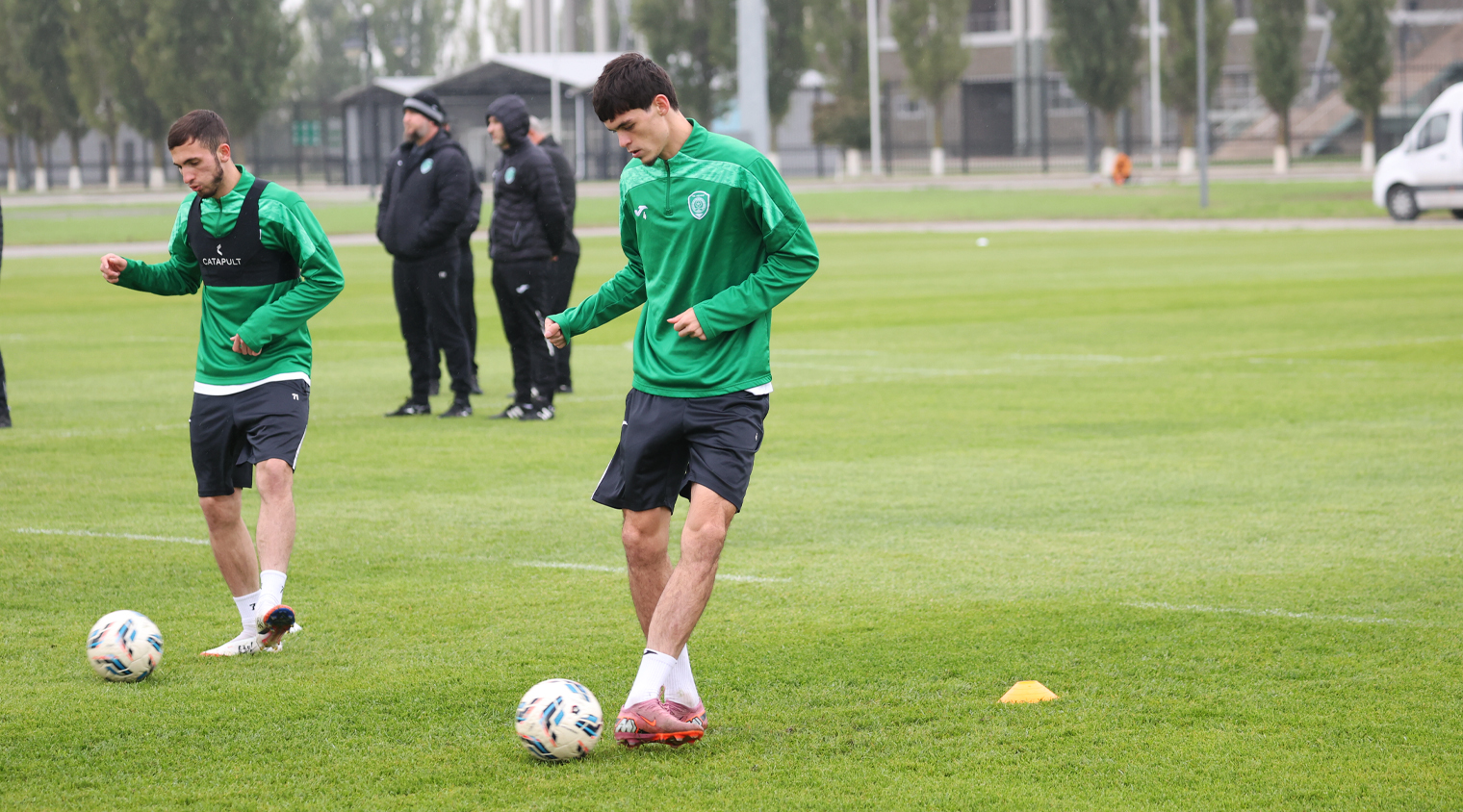 Грозненцы провели предыгровую тренировку за день до игры с «Акроном»