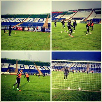 «Терек» провел тренировку в Самаре 