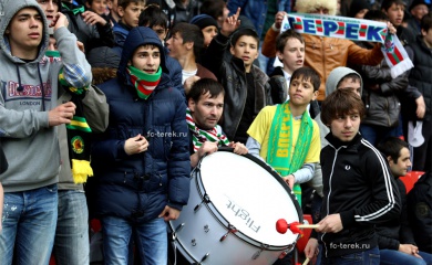 «Терек» на второй позиции по посещаемости домашних матчей  