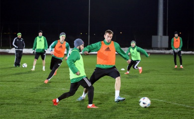 Грозненцы продолжают подготовку к игре с «Динамо»