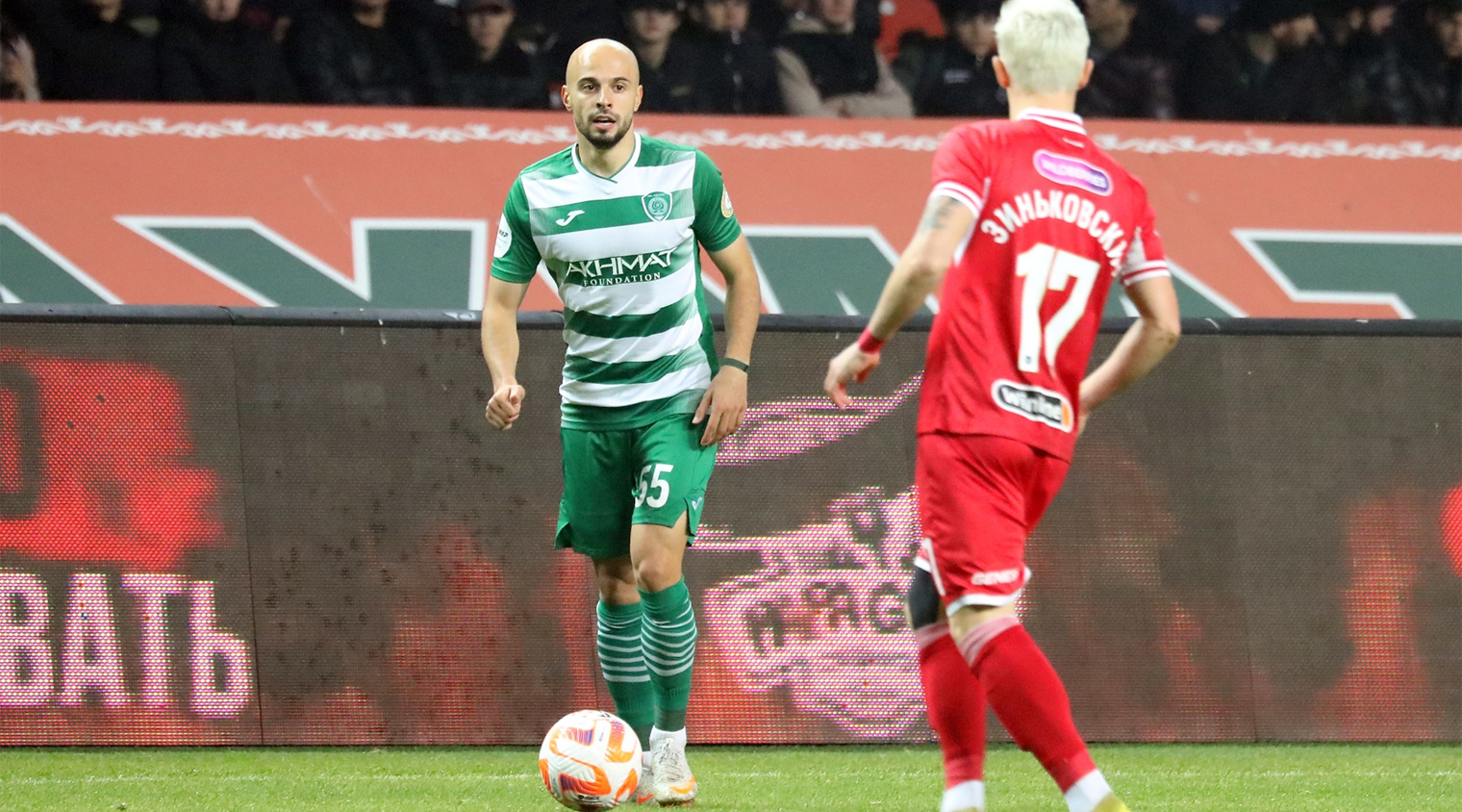 Как играли «Ахмат» и «Спартак» в Грозном