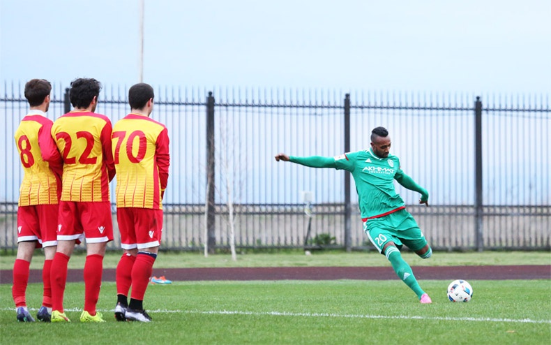 Фоторепортаж с матча «Терек» - «Алания»