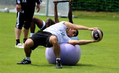 Утром в четверг «Терек» провел восстановительную тренировку