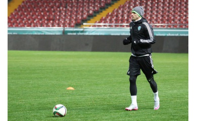 «Терек» провел вечернюю тренировку накануне матча со «Спартаком»