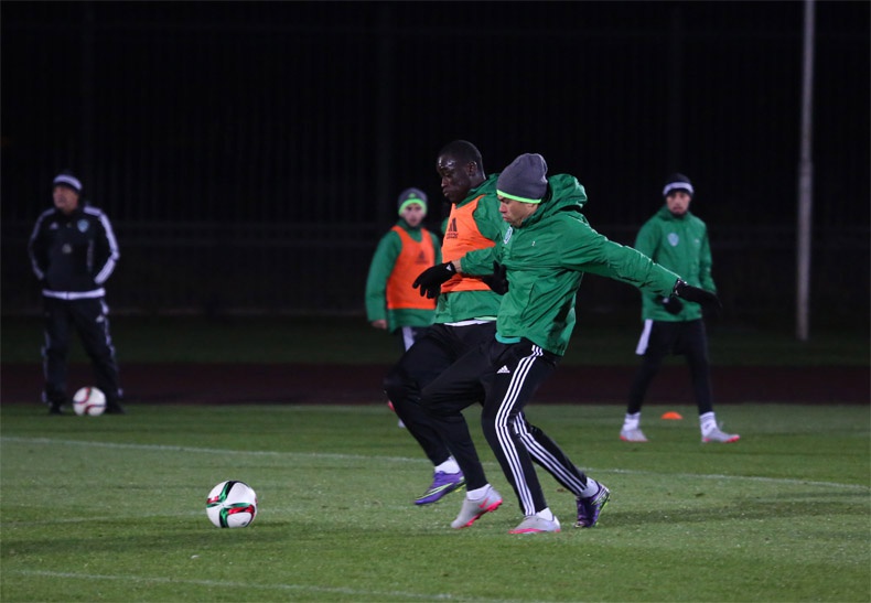 «Терек» провел тренировку накануне вылета в Пермь