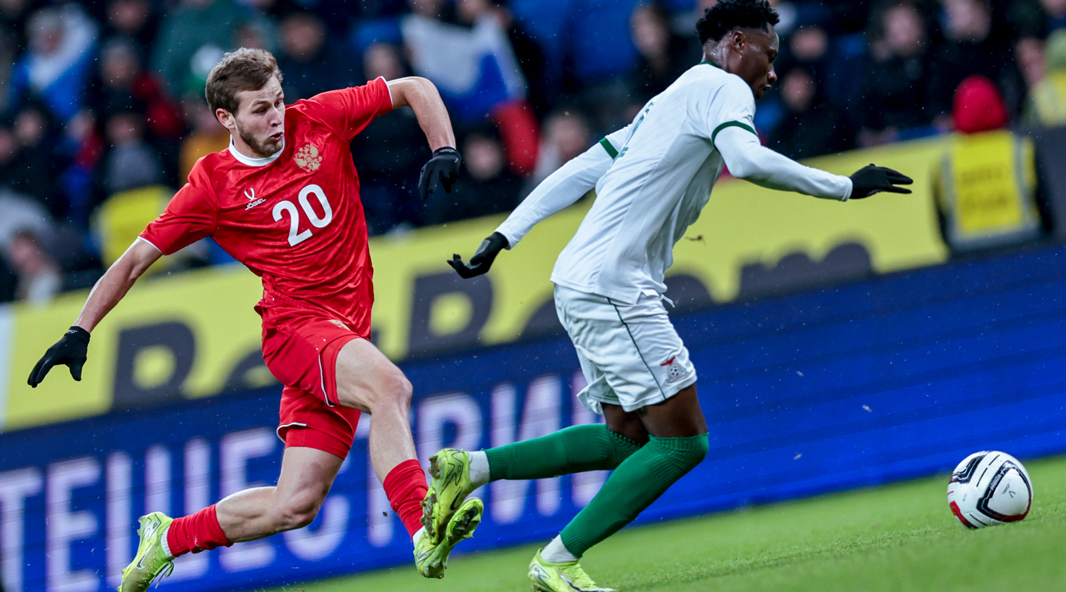 Лечи Садулаев сыграл за сборную России в с Замбией