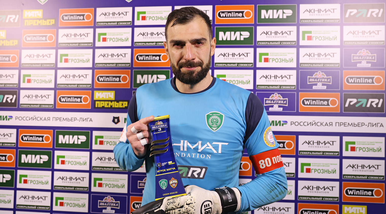 Гиорги Шелия – лучший игрок матча с ЦСКА