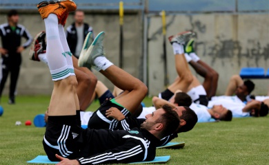 Фоторепортаж со сбора "Терека" в Кисловодске