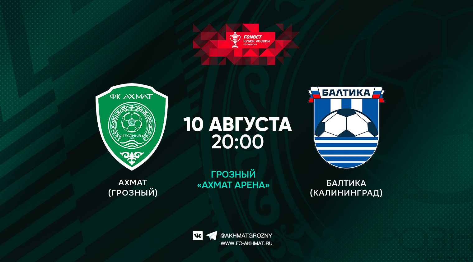 «Ахмат» - «Балтика»: История противостояния