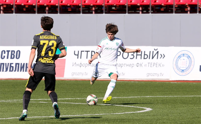 Молодежные составы «Терека» и «Анжи» сыграли вничью