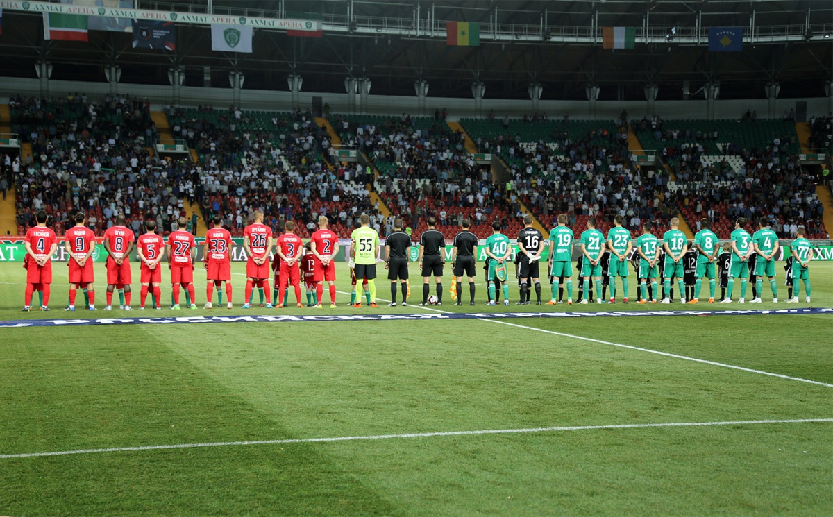 Фоторепортаж с матча «Ахмат» - «Енисей»