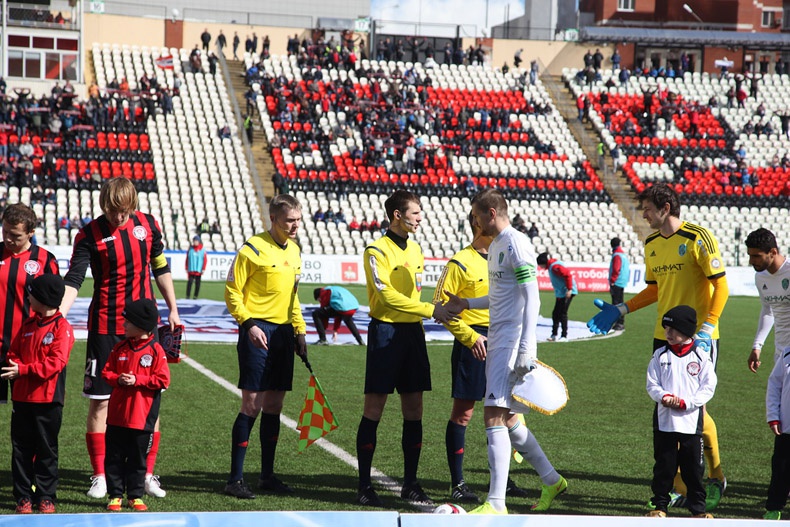 Фотомгновения поединка «Терека» против «Амкара»