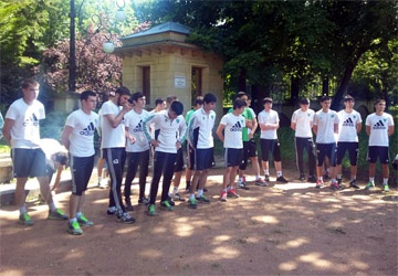 Молодежный состав "Терека" проводит сбор в Кисловодске.