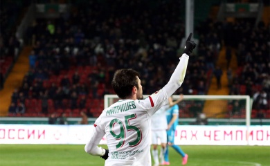 Болельщики выбрали Магомеда Митришева лучшим игроком матча «Терек» - «Зенит»