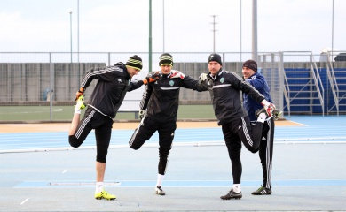 Перед матчем с "Удинезе" грозненцы провели короткую тренировку