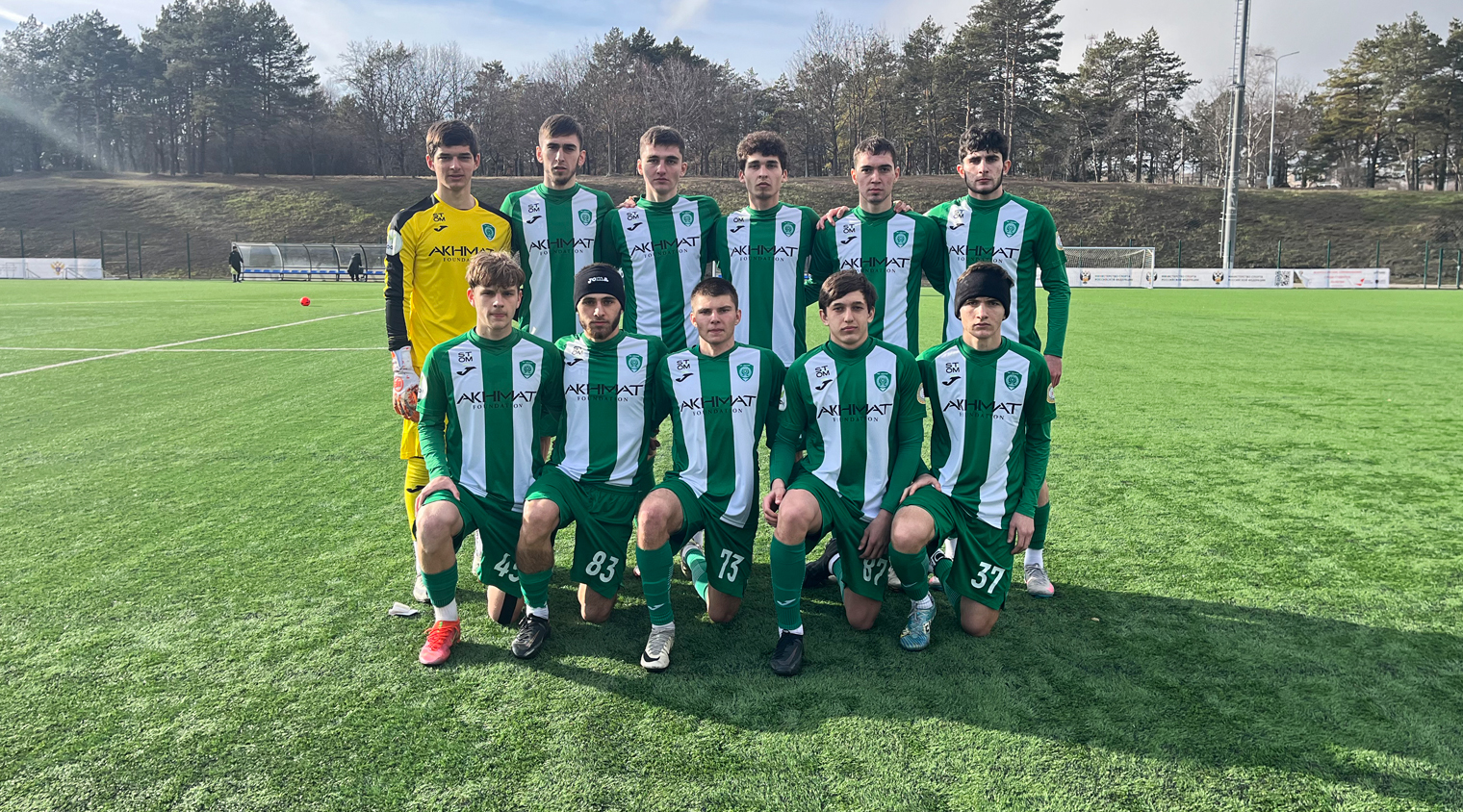 Молодежный состав грозненцев провел контрольный матч