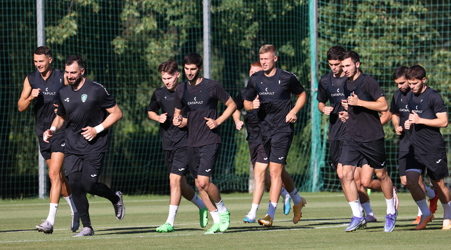 Фотосюжет с тренировки грозненцев