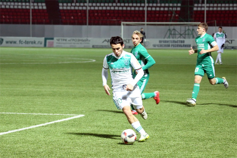 Молодежный состав «Терека» уступил «Томи»