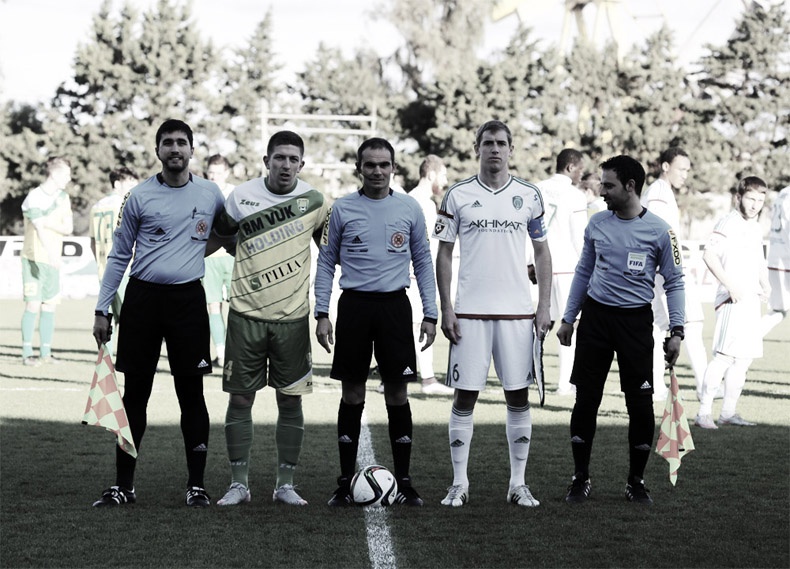 Фоторепортаж с матча «Терек» - «Заврч»