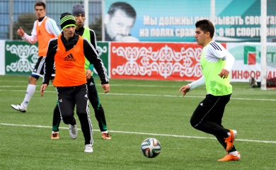 Фоторепортаж с тренировки молодежного состава "Терека"