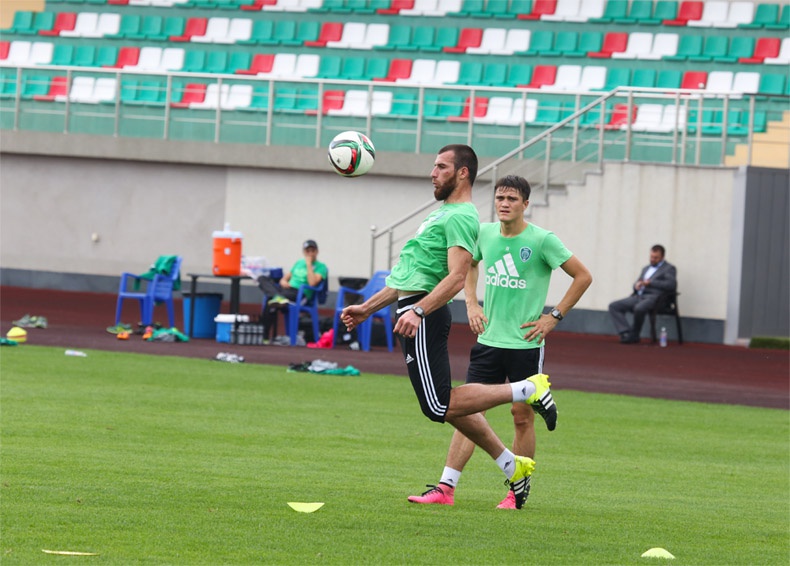 «Терек» провел восстановительную  тренировку на «Ахмат-Арене»