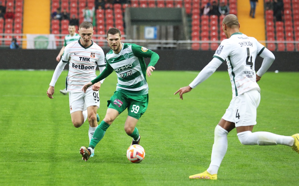 Фотосюжет с матча "Ахмат" - "Урал"