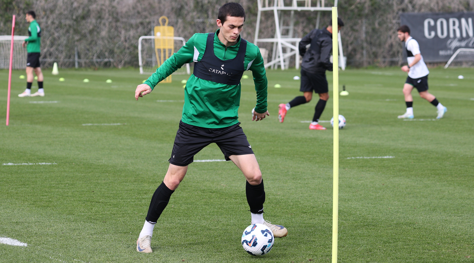 Видеосюжет с тренировки грозненцев в Белеке