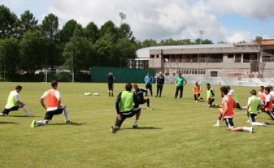 Видеорепортаж с тренировки "Терека".