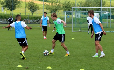 «Терек» сыграл двусторонний тренировочный матч