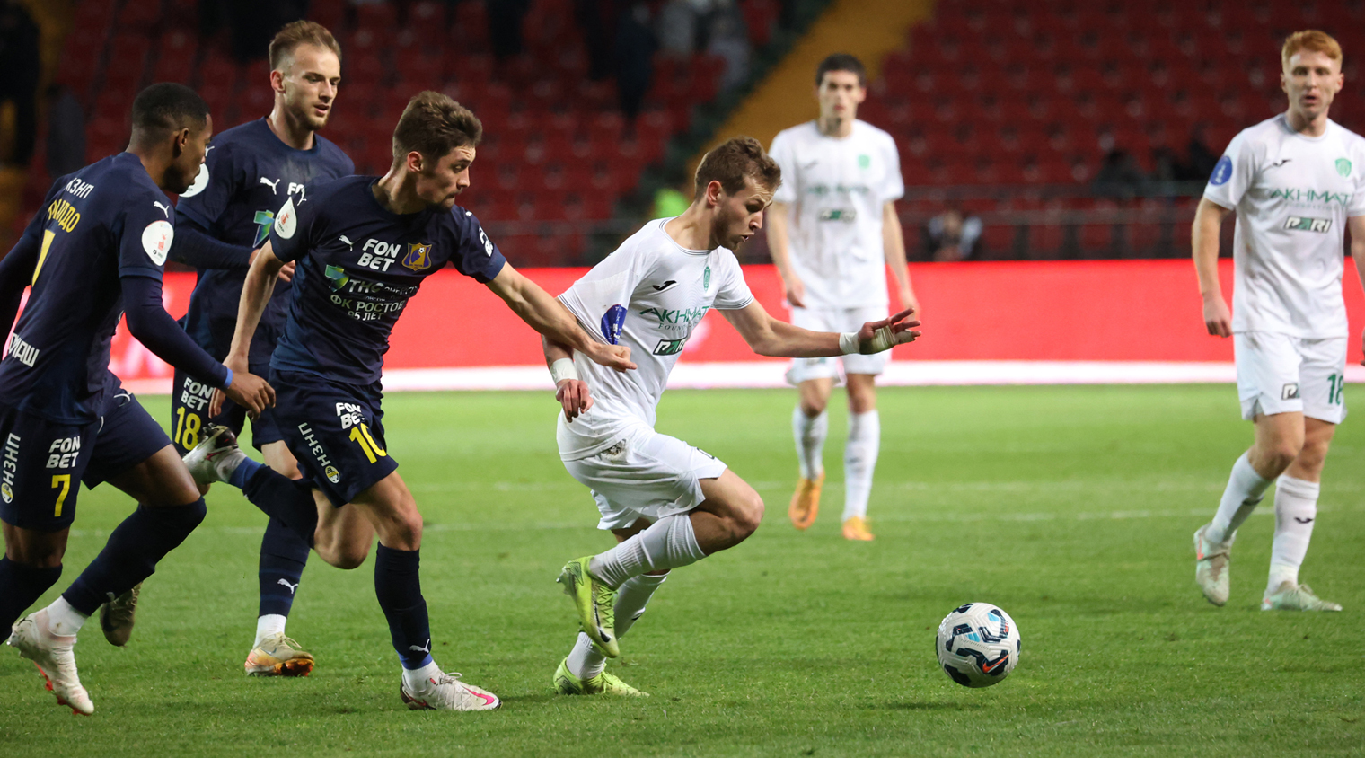 Фотосюжет с матча "Ахмат" - "Ростов"