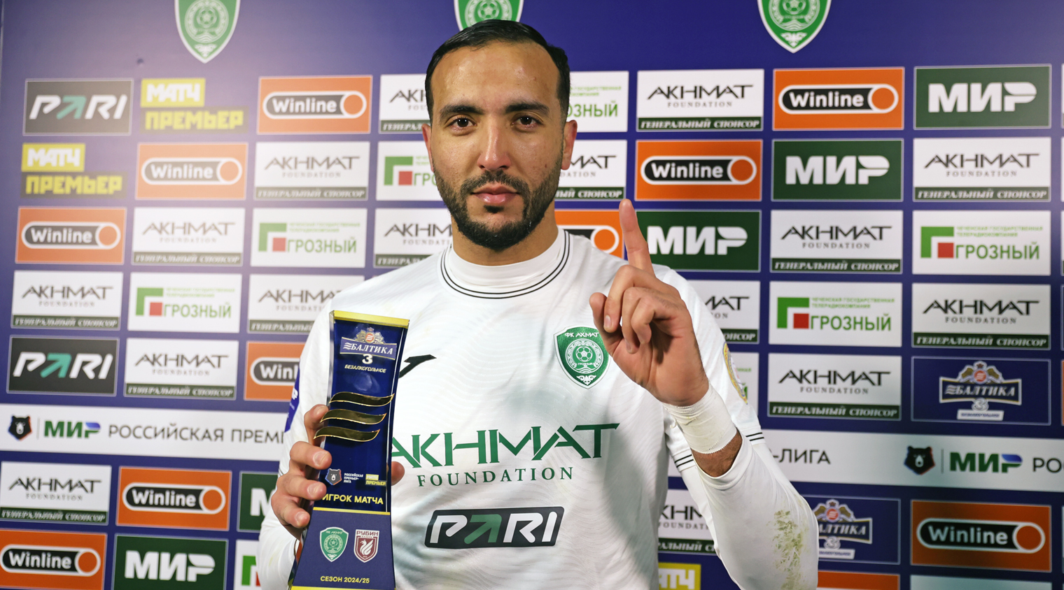 Надер Гандри - лучший игрок матча с "Рубином"