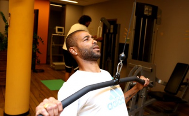 В пятницу - тренировка в зале и на футбольном поле.