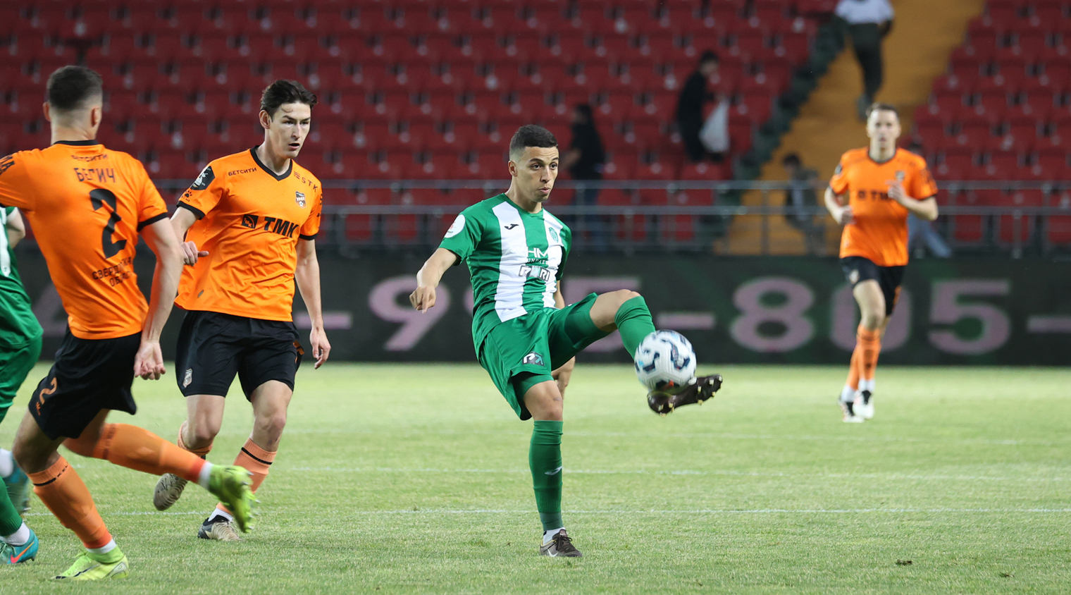 Фотосюжет с матча "Ахмат" - "Урал"