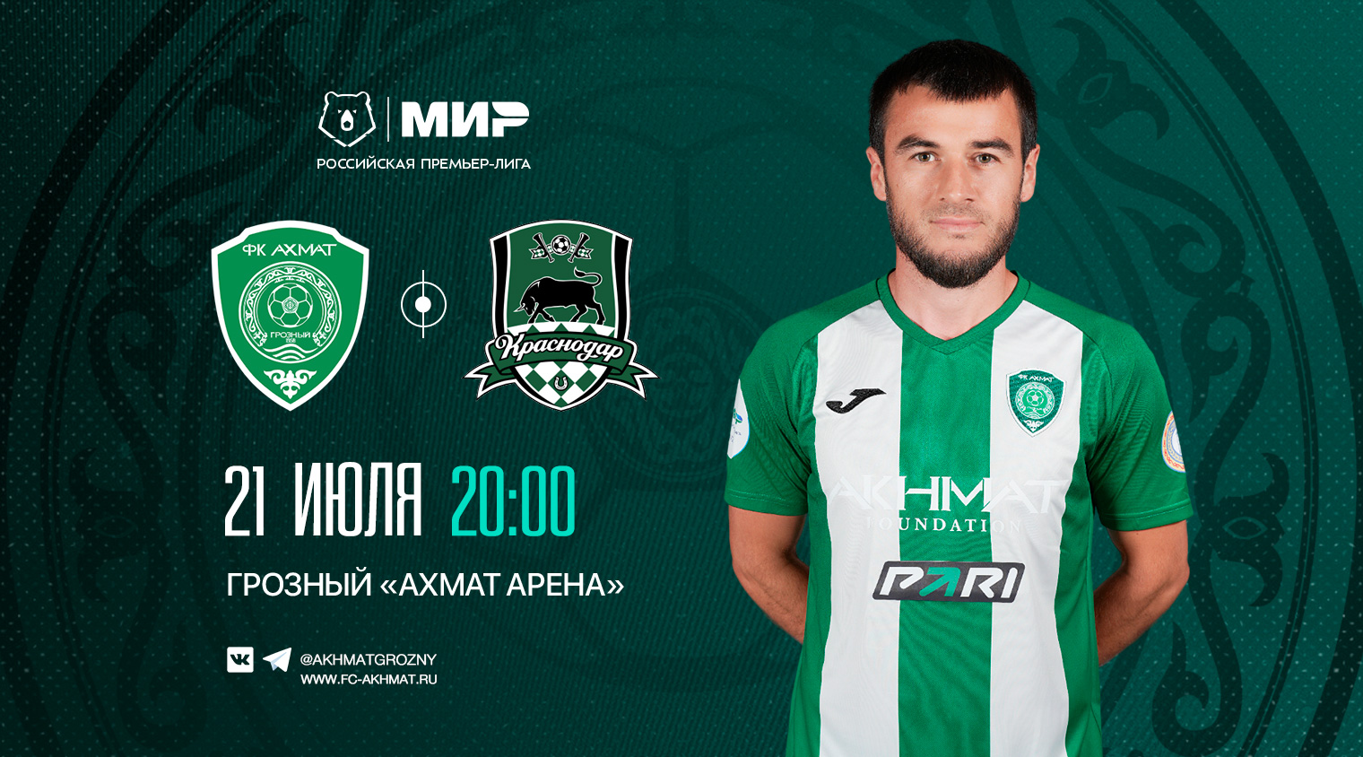 «Ахмат» - «Краснодар»: История противостояния 