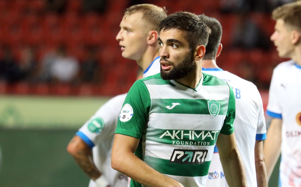 Гамид Агаларов – лучший игрок матча с «Факелом» по версии болельщиков