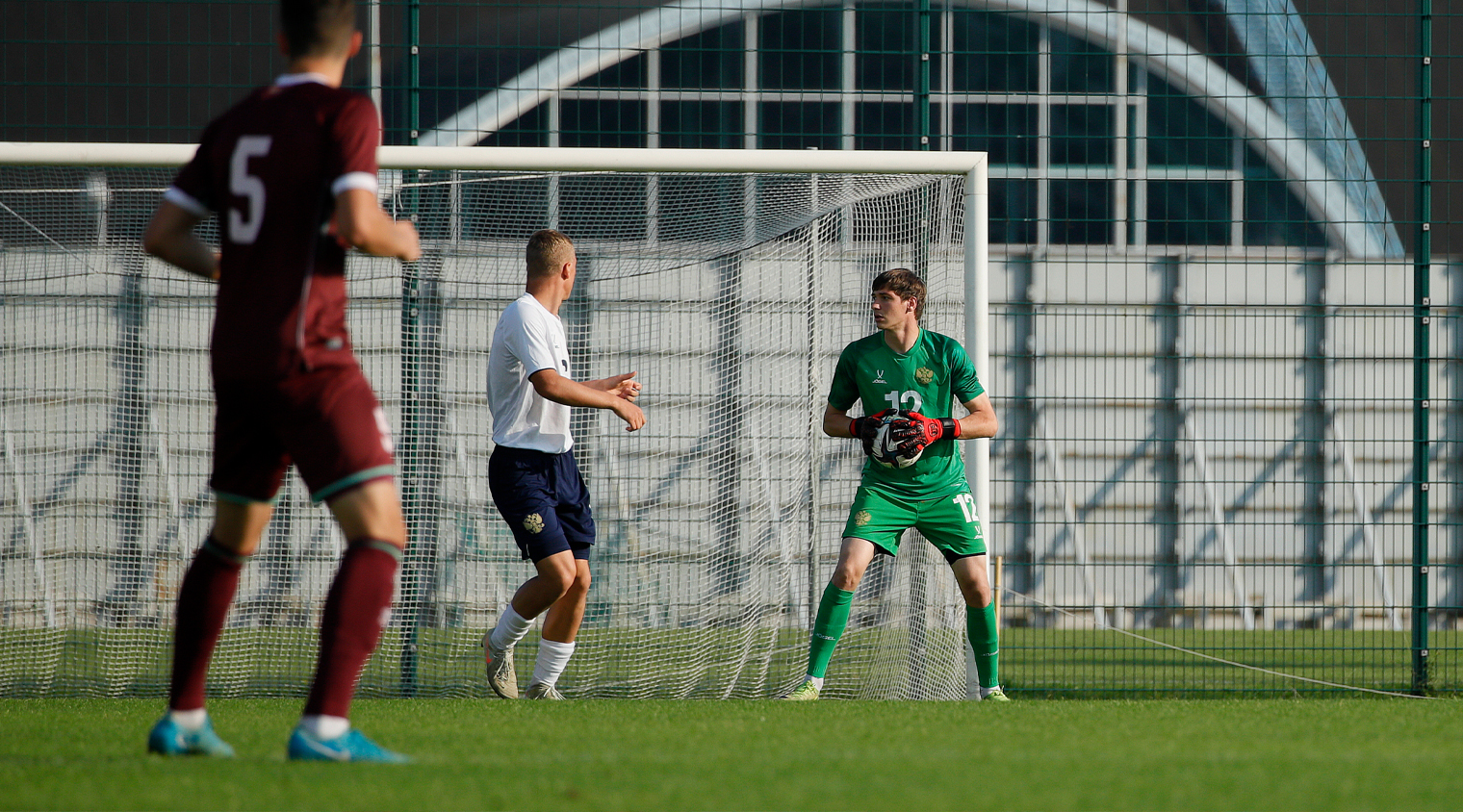 Яхья Магомедов защитил ворота юношеской сборной России в товарищеском матче