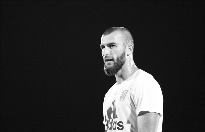 Лица. Black&White. Фоторепортаж с тренировки «Терека»