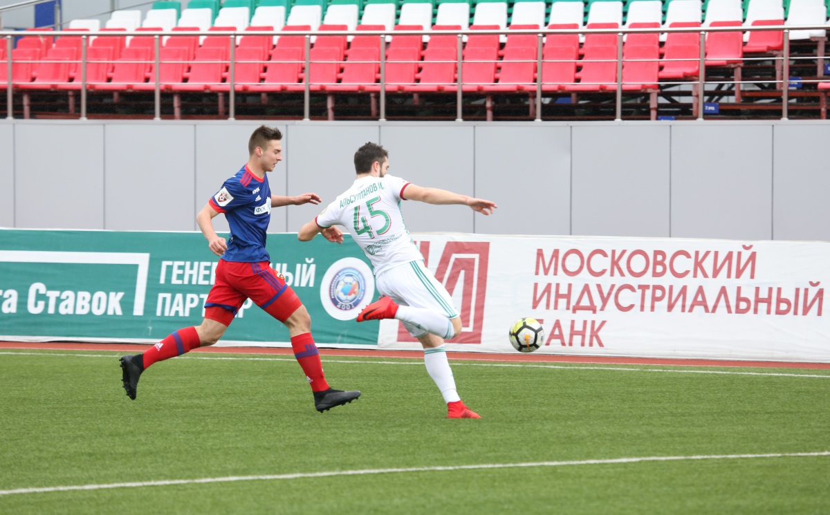 Молодежный состав "Ахмата" уступил в гостях ЦСКА