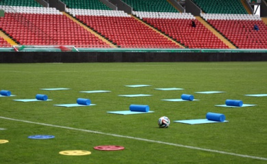 «Терек» провел тренировку на «Ахмат-Арене»