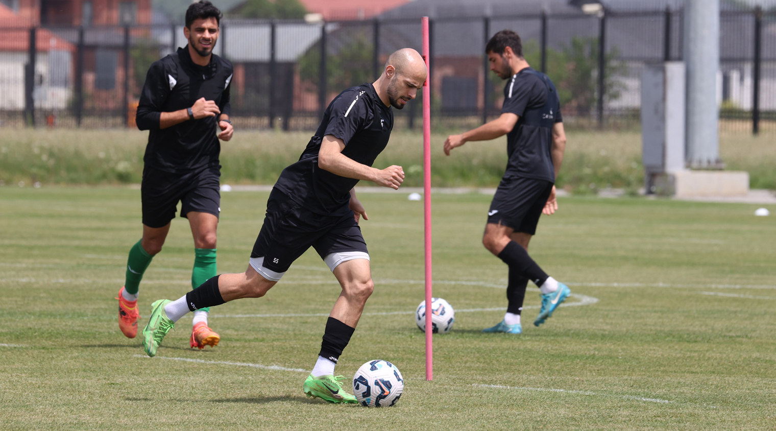 Грозненцы провели тренировку перед вылетом в Екатеринбург