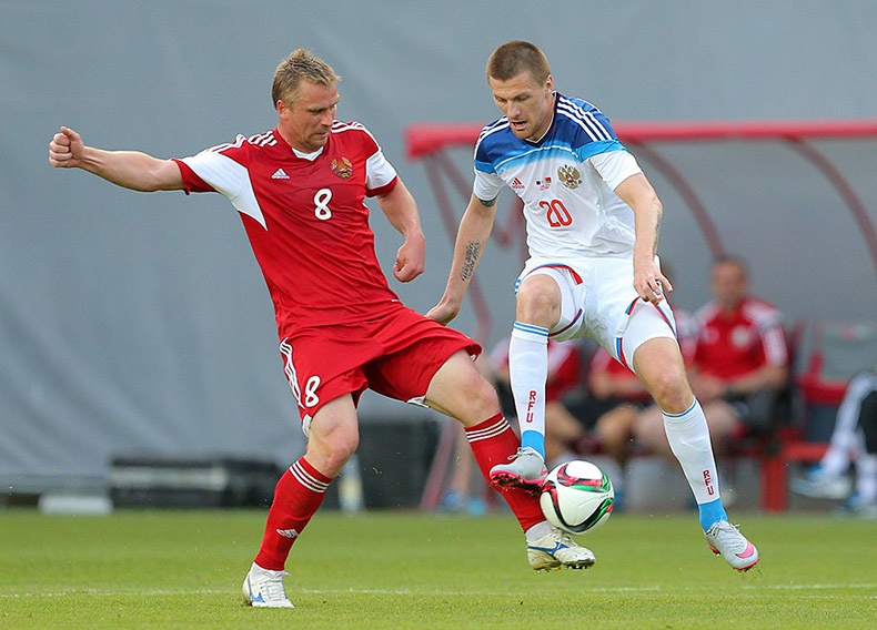 Олег Иванов дебютировал в составе сборной России