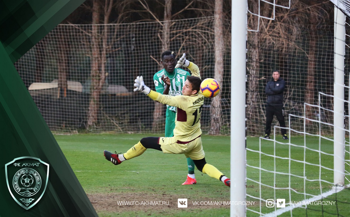 "Ахмат" разгромил в контрольном матче "Петрокуб" со счетом 5-0