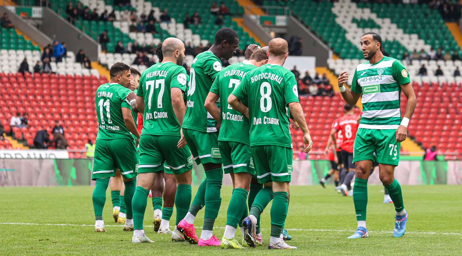 «Ахмат» одержал крупную победу в матче с «Акроном»