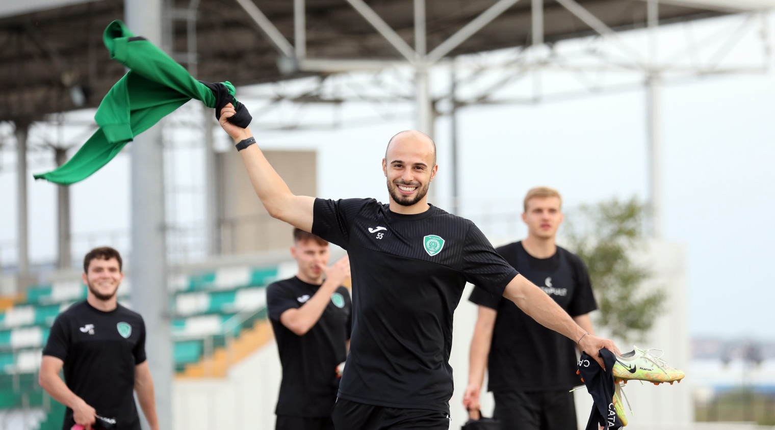 Фотосюжет с тренировки грозненцев