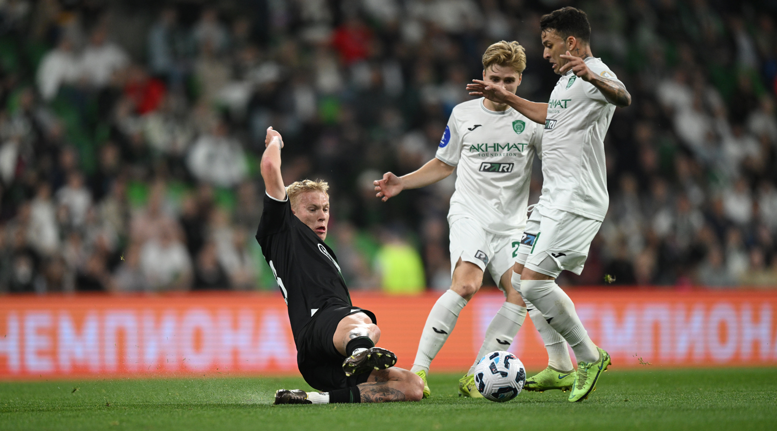 "Ахмат" в гостях уступил "Краснодару"