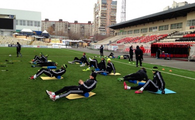 «Терек» провел в Перми восстановительную тренировку 