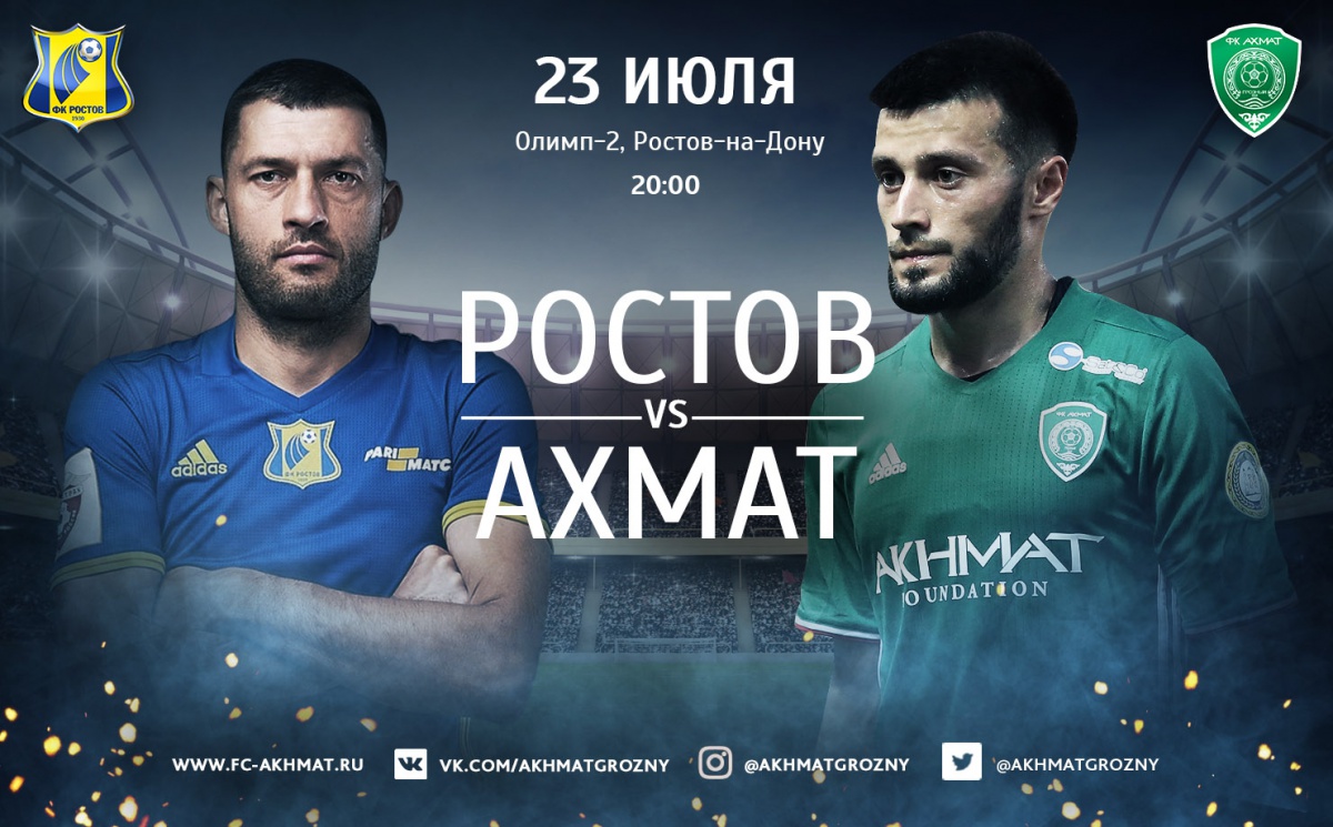 «Ростов» - «Ахмат»: новая встреча на Дону