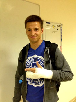 Евгений Кобозев выбыл на две недели 