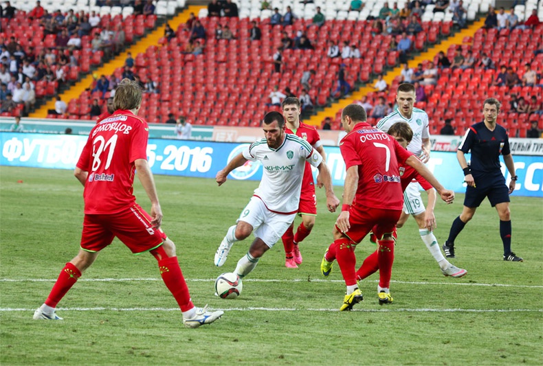 Выставь свои оценки футболистам «Терека» в матче с «Уфой»!