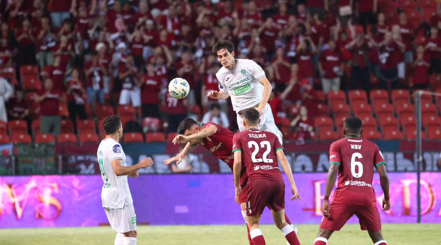 Фотосюжет с матча «Ахмат» – «Рубин»